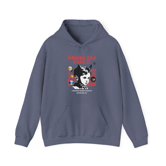 Problem Child - Pool Balls - Unisex Pullover Hoodie - BFLY BILLIARDS