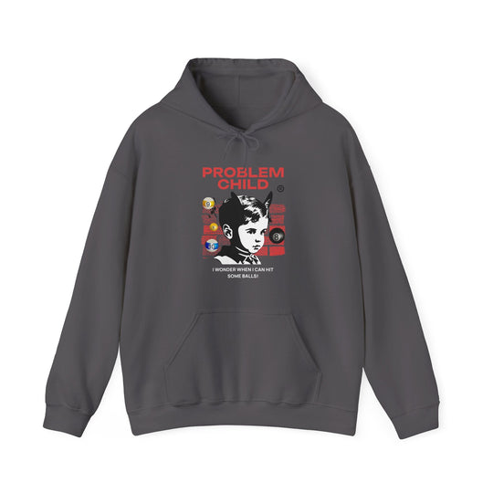 Problem Child - Pool Balls - Unisex Pullover Hoodie - BFLY BILLIARDS