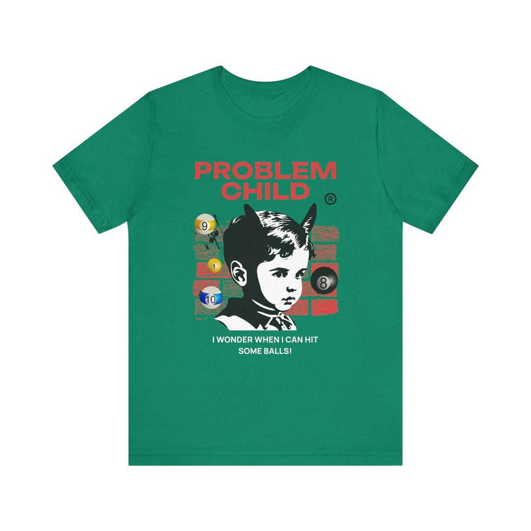 Problem Child - Pool Balls - Unisex Softstyle Tee - BFLY BILLIARDS