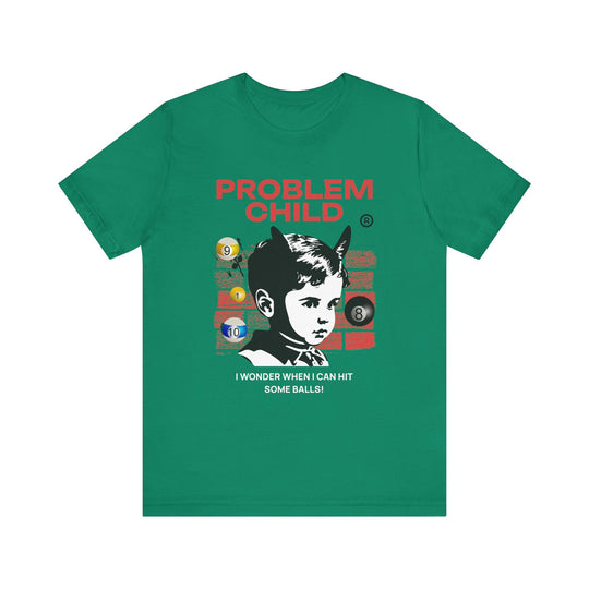 Problem Child - Pool Balls - Unisex Softstyle Tee - BFLY BILLIARDS