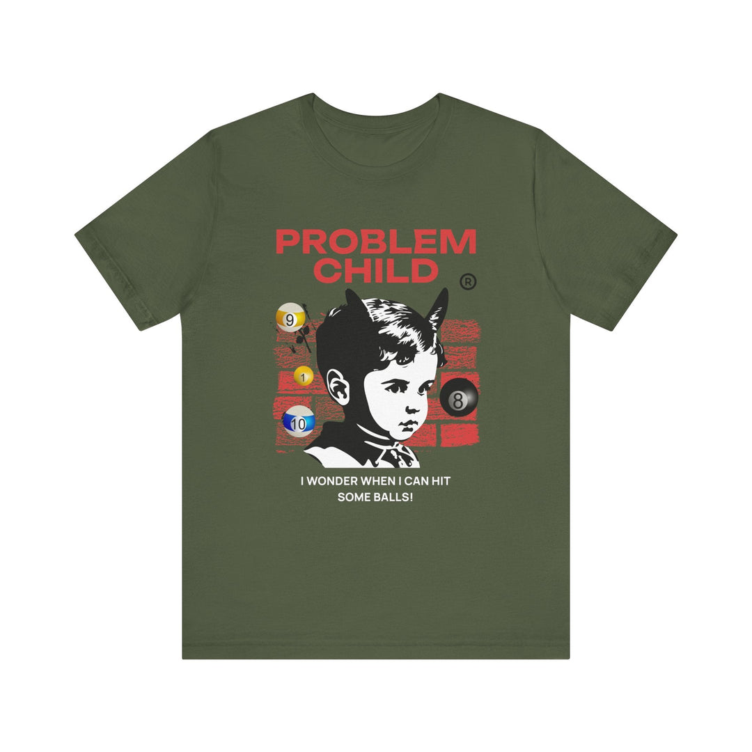 Problem Child - Pool Balls - Unisex Softstyle Tee - BFLY BILLIARDS