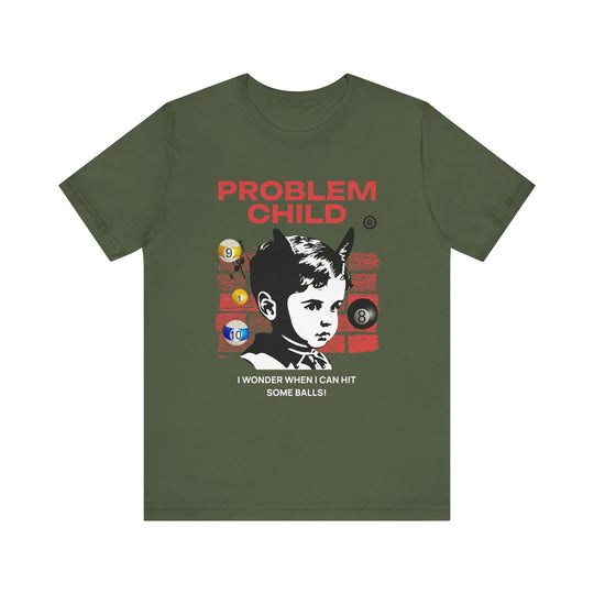 Problem Child - Pool Balls - Unisex Softstyle Tee - BFLY BILLIARDS