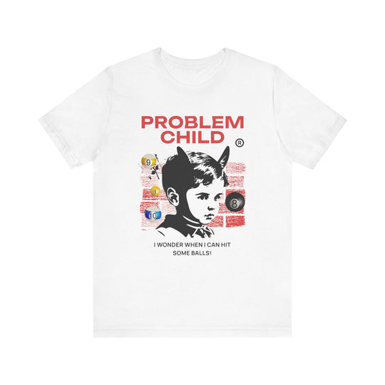 Problem Child - Pool Balls - Unisex Softstyle Tee - BFLY BILLIARDS