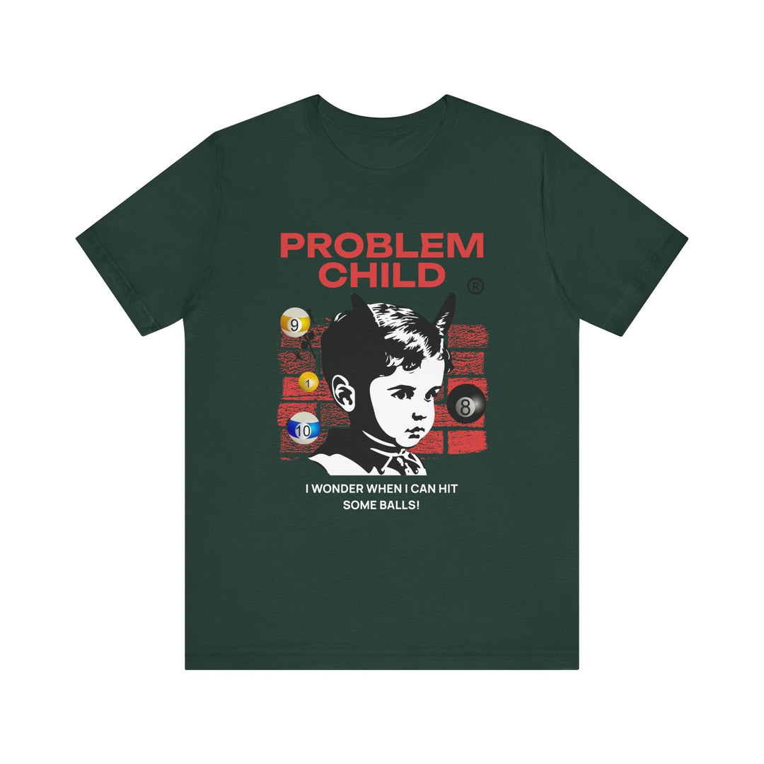 Problem Child - Pool Balls - Unisex Softstyle Tee - BFLY BILLIARDS