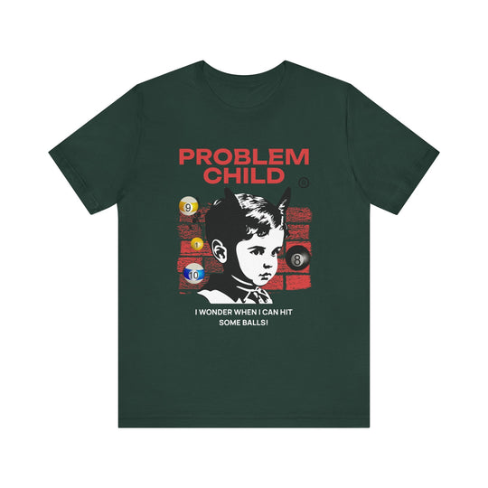 Problem Child - Pool Balls - Unisex Softstyle Tee - BFLY BILLIARDS