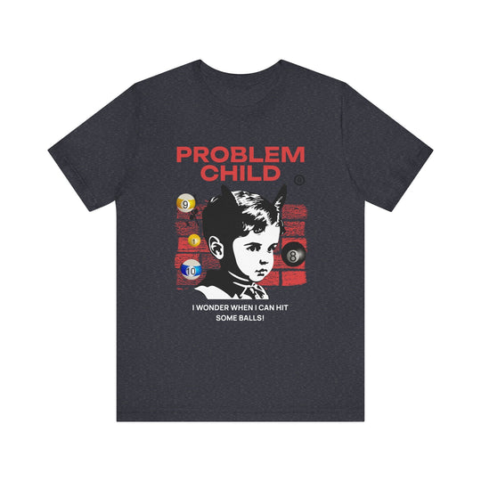 Problem Child - Pool Balls - Unisex Softstyle Tee - BFLY BILLIARDS