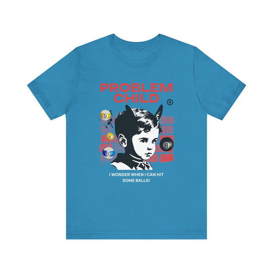 Problem Child - Pool Balls - Unisex Softstyle Tee - BFLY BILLIARDS