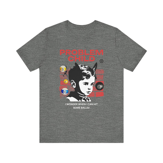 Problem Child - Pool Balls - Unisex Softstyle Tee - BFLY BILLIARDS