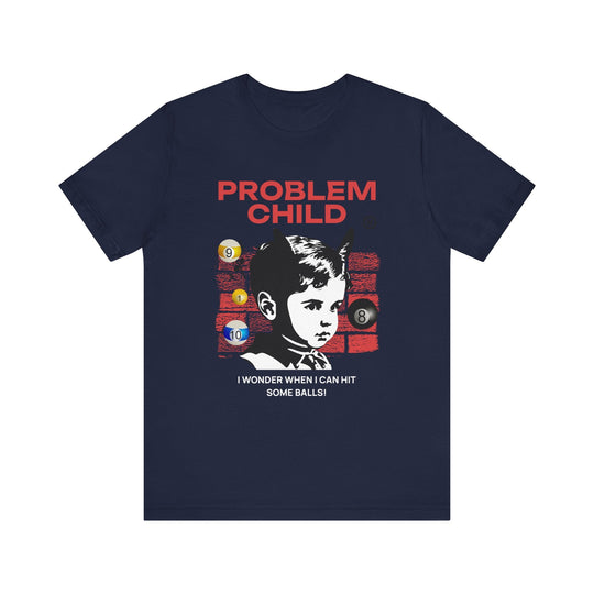 Problem Child - Pool Balls - Unisex Softstyle Tee - BFLY BILLIARDS