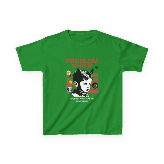 Problem Child - Pool Balls - Youth Cotton Tee - BFLY BILLIARDS