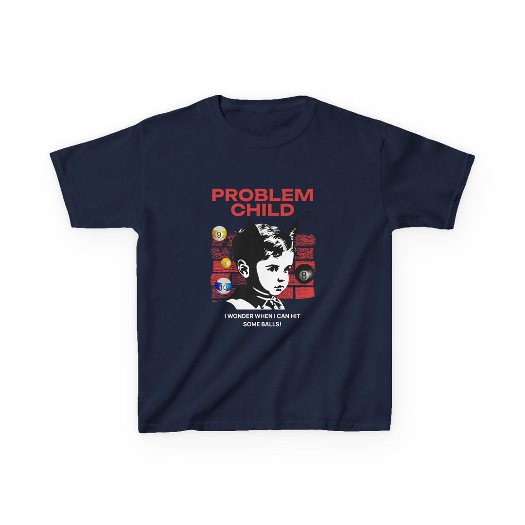 Problem Child - Pool Balls - Youth Cotton Tee - BFLY BILLIARDS