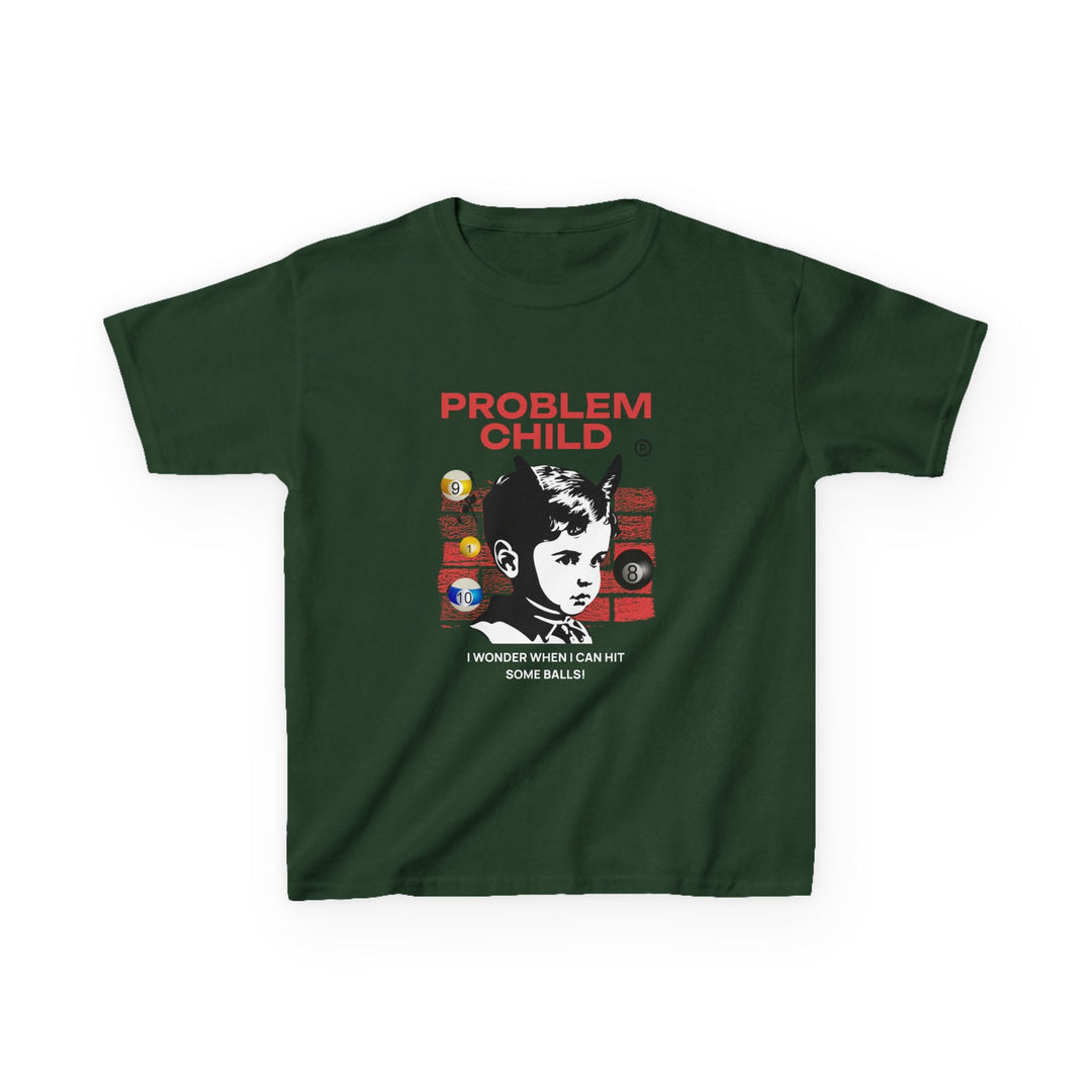 Problem Child - Pool Balls - Youth Cotton Tee - BFLY BILLIARDS