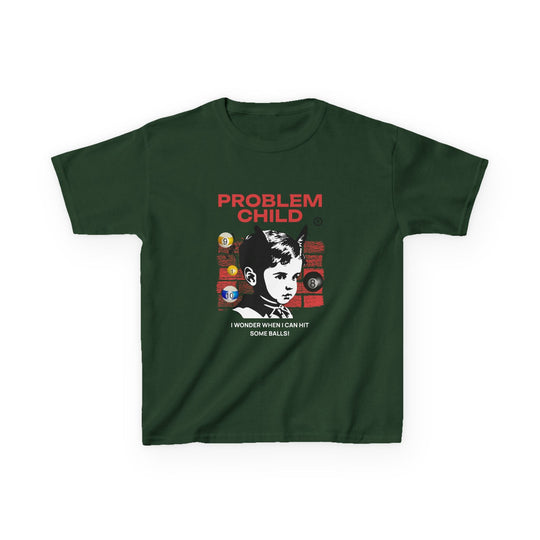 Problem Child - Pool Balls - Youth Cotton Tee - BFLY BILLIARDS
