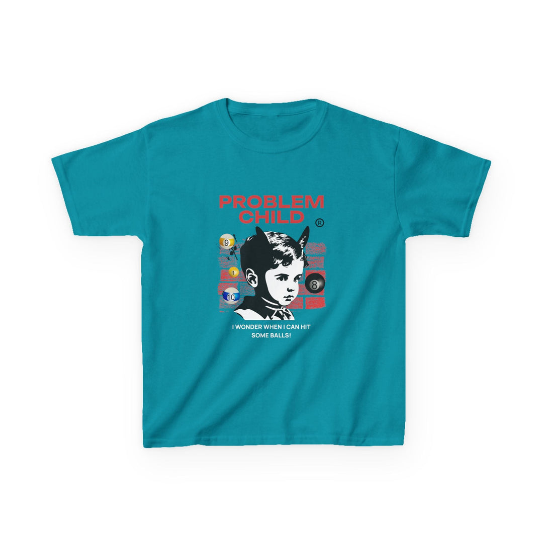 Problem Child - Pool Balls - Youth Cotton Tee - BFLY BILLIARDS