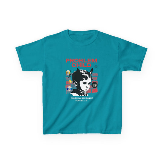 Problem Child - Pool Balls - Youth Cotton Tee - BFLY BILLIARDS