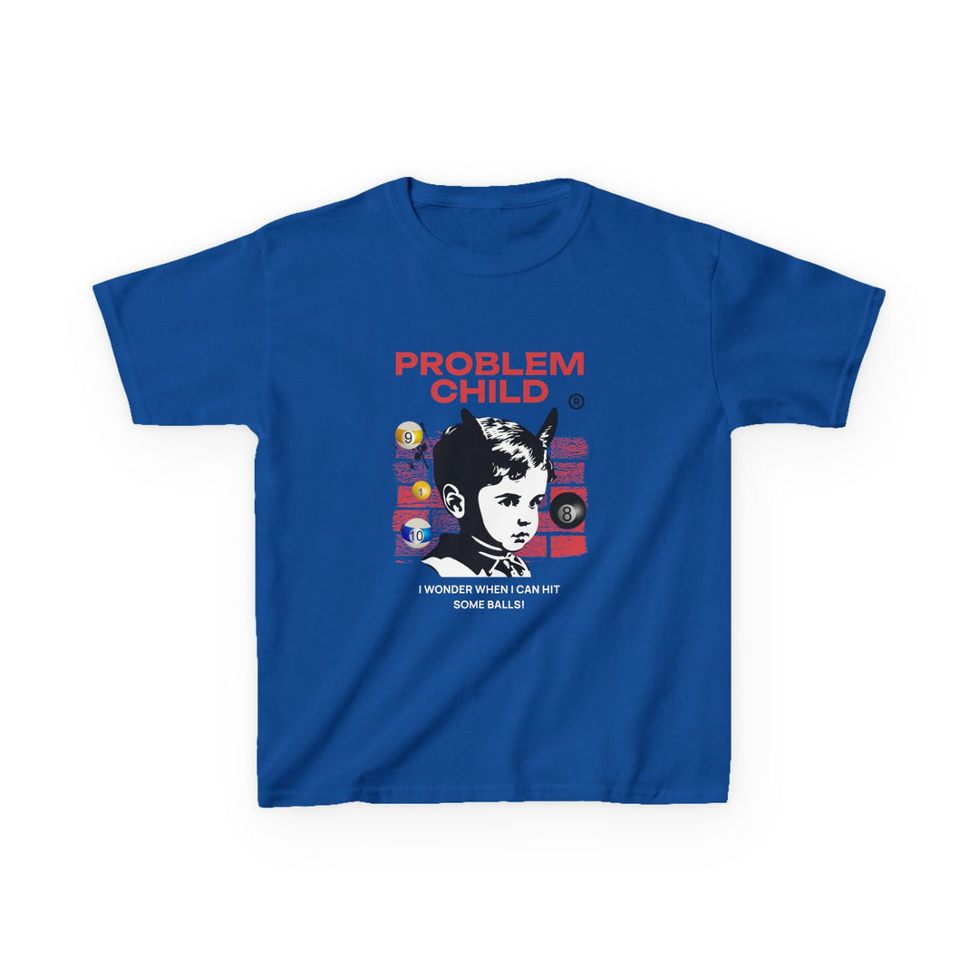 Problem Child - Pool Balls - Youth Cotton Tee - BFLY BILLIARDS