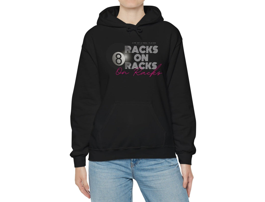 Racks on Racks - 8 Ball - Pullover Hoodie - BFLY BILLIARDS