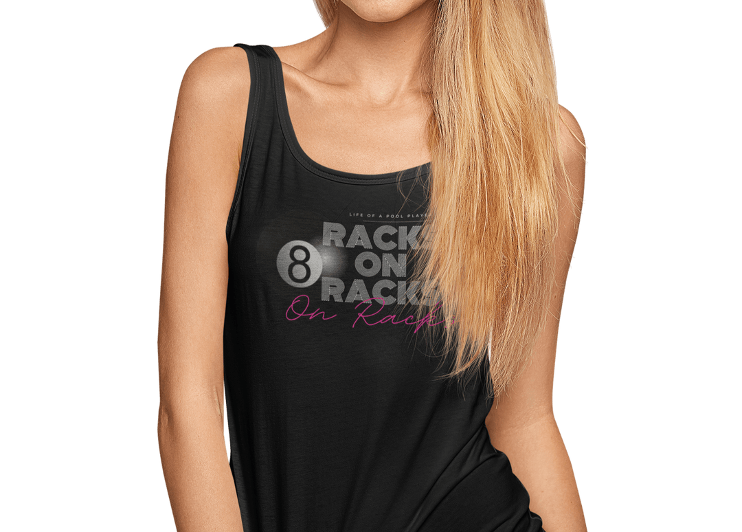 Racks on Racks - 8 Ball - Unisex Tank Top - BFLY BILLIARDS