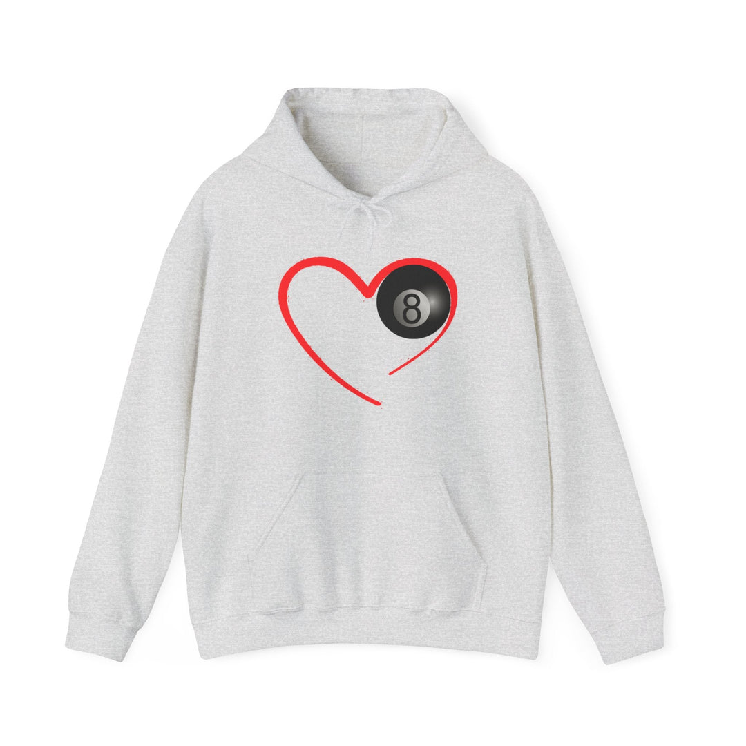 Red Line Love - 8 Ball - Unisex Pullover Hoodie - BFLY BILLIARDS
