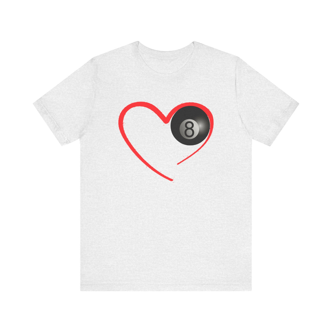 Red Line Love - 8 Ball - Unisex Softstyle Tee - BFLY BILLIARDS