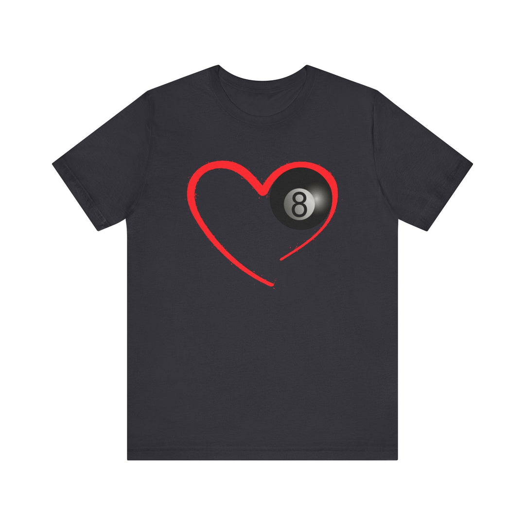 Red Line Love - 8 Ball - Unisex Softstyle Tee - BFLY BILLIARDS