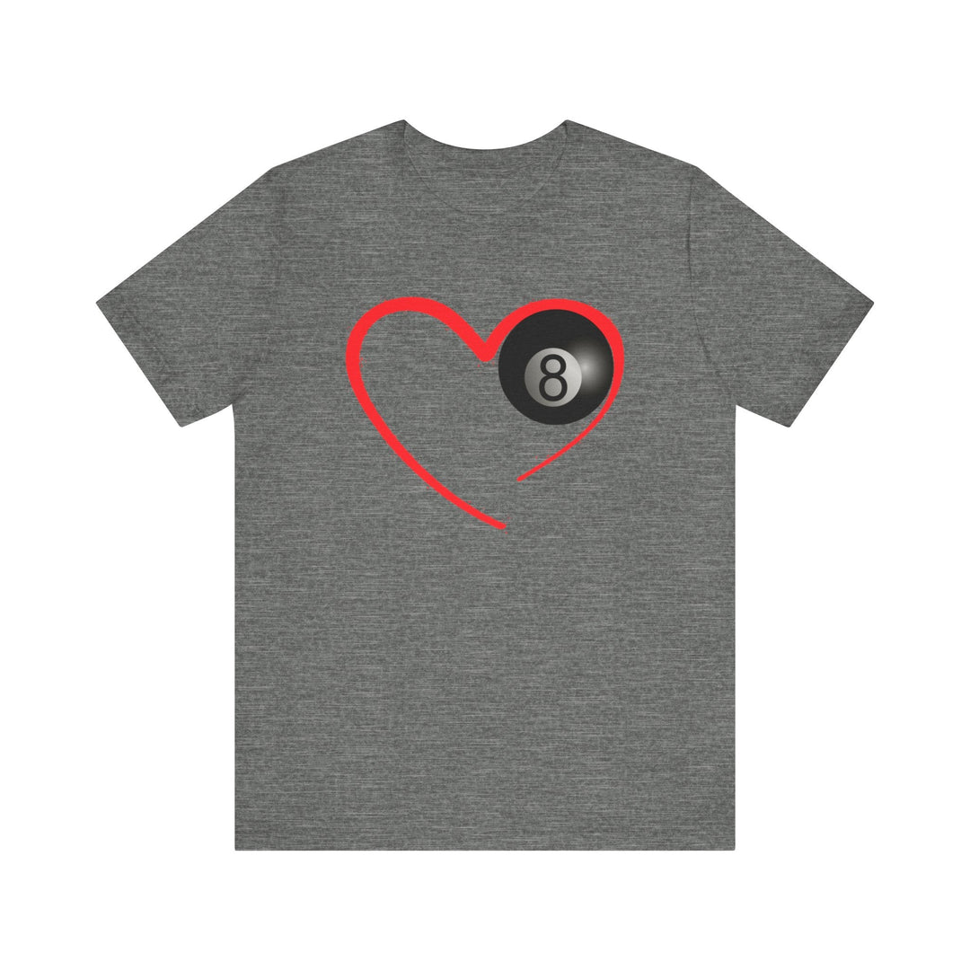Red Line Love - 8 Ball - Unisex Softstyle Tee - BFLY BILLIARDS