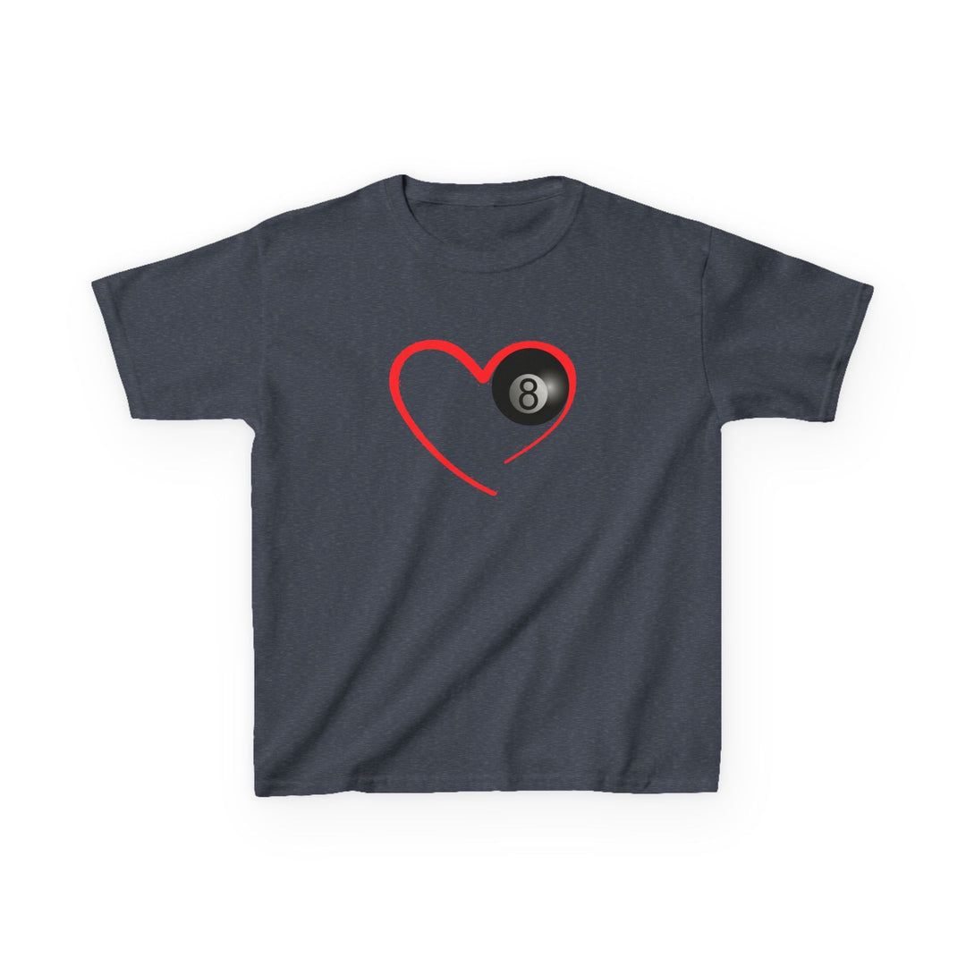 Red Line Love - 8 Ball - Youth Cotton Tee - BFLY BILLIARDS