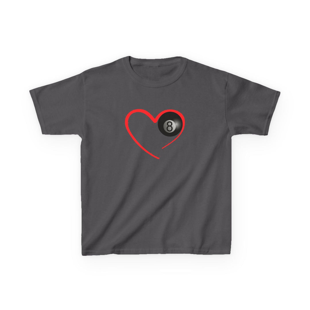 Red Line Love - 8 Ball - Youth Cotton Tee - BFLY BILLIARDS