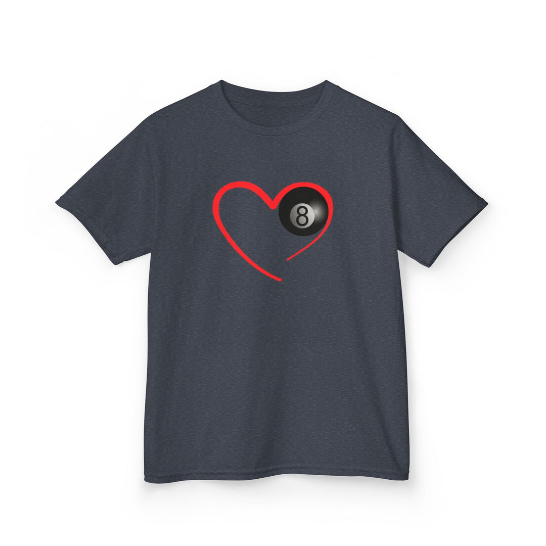 Red Line Love - 8 Ball - Youth Cotton Tee - BFLY BILLIARDS