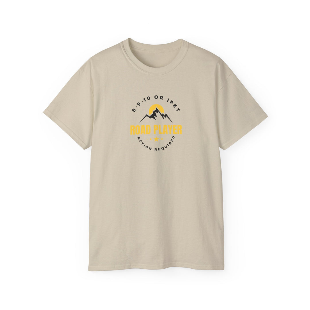 Road Player - Action Required - Unisex Cotton T-Shirt - BFLY BILLIARDS