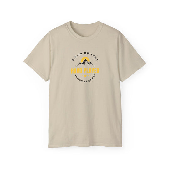 Road Player - Action Required - Unisex Cotton T-Shirt - BFLY BILLIARDS