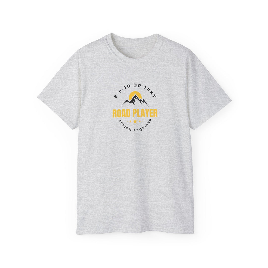 Road Player - Action Required - Unisex Cotton T-Shirt - BFLY BILLIARDS