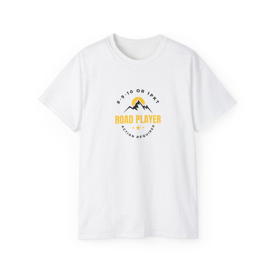 Road Player - Action Required - Unisex Cotton T-Shirt - BFLY BILLIARDS