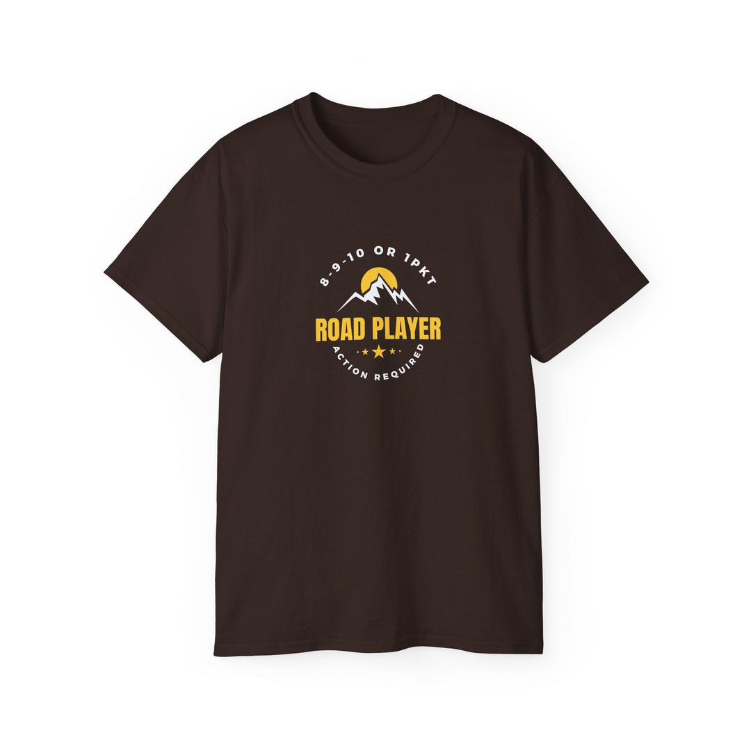 Road Player - Action Required - Unisex Cotton T-Shirt - BFLY BILLIARDS