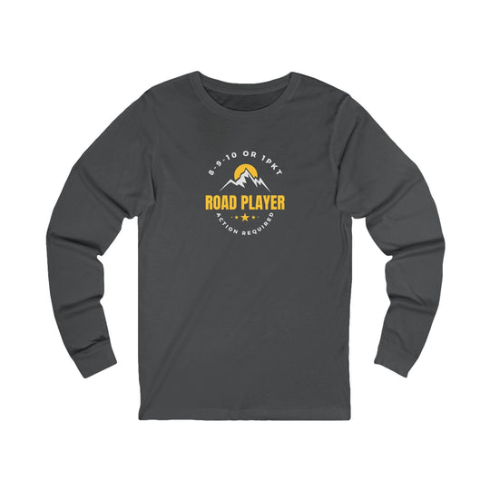 Road Player - Action Required - Unisex Long Sleeve Tee - BFLY BILLIARDS