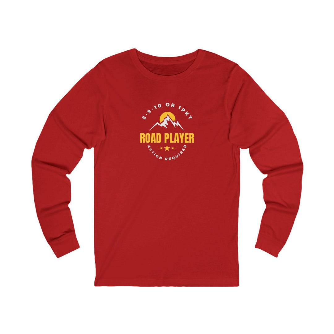 Road Player - Action Required - Unisex Long Sleeve Tee - BFLY BILLIARDS