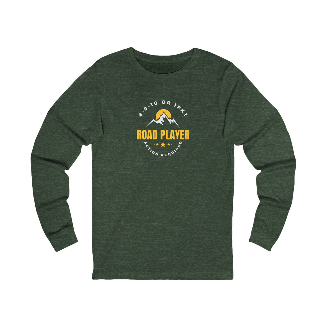 Road Player - Action Required - Unisex Long Sleeve Tee - BFLY BILLIARDS