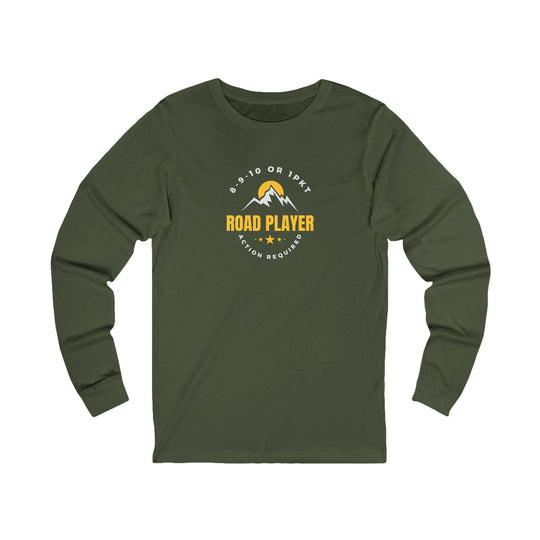 Road Player - Action Required - Unisex Long Sleeve Tee - BFLY BILLIARDS