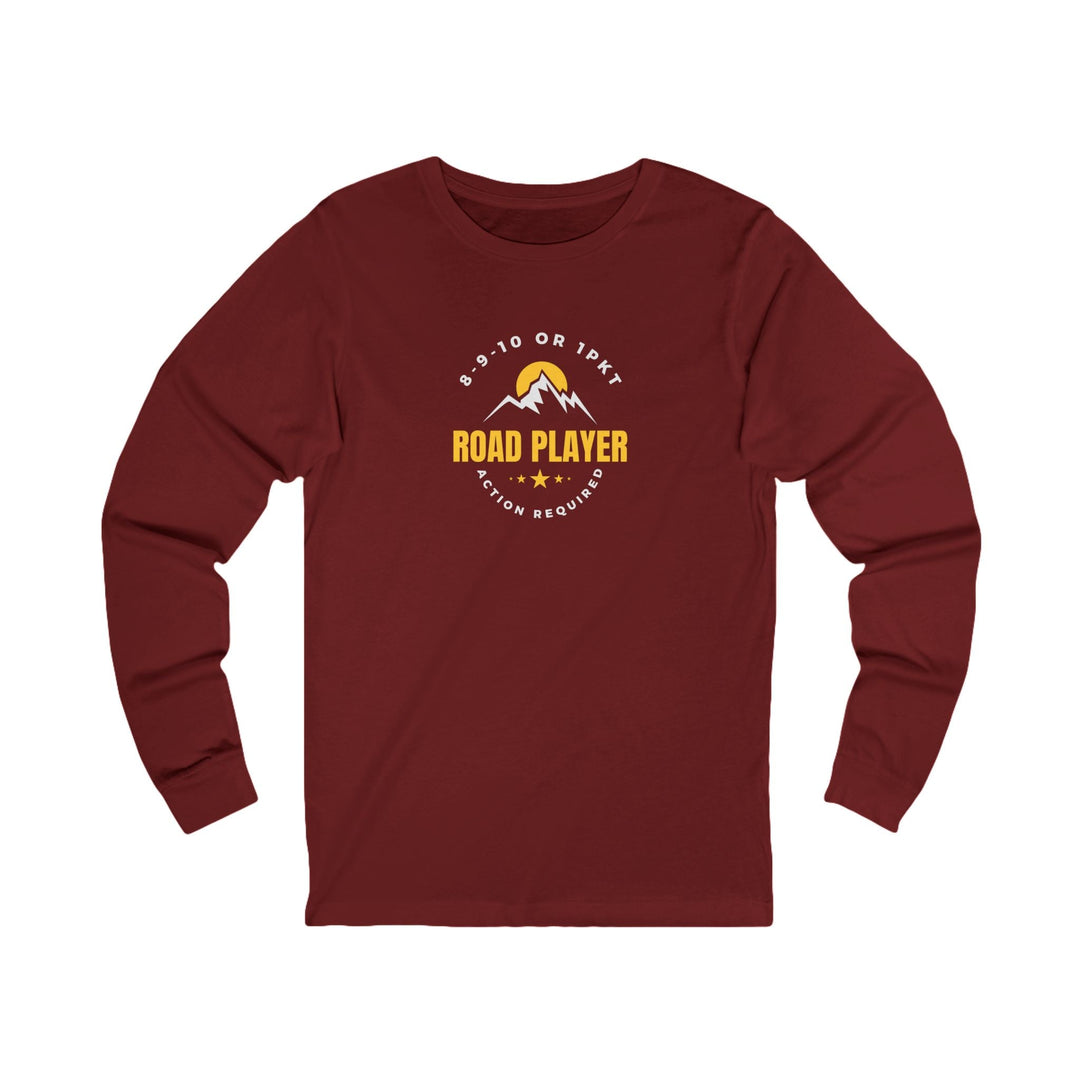 Road Player - Action Required - Unisex Long Sleeve Tee - BFLY BILLIARDS