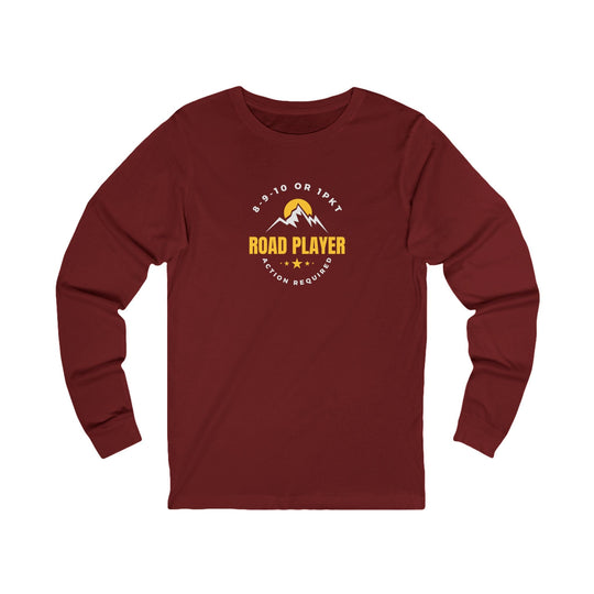 Road Player - Action Required - Unisex Long Sleeve Tee - BFLY BILLIARDS