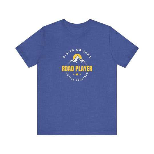 Road Player - Action Required - Unisex Softstyle Tee - BFLY BILLIARDS