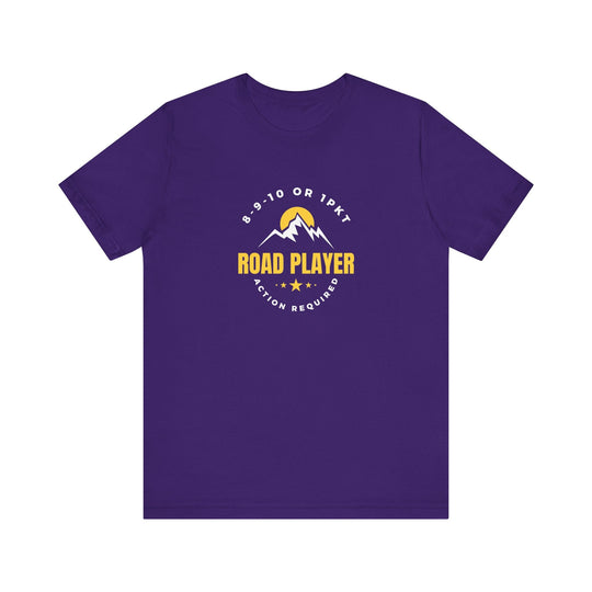 Road Player - Action Required - Unisex Softstyle Tee - BFLY BILLIARDS
