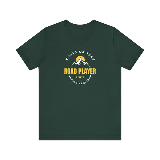 Road Player - Action Required - Unisex Softstyle Tee - BFLY BILLIARDS