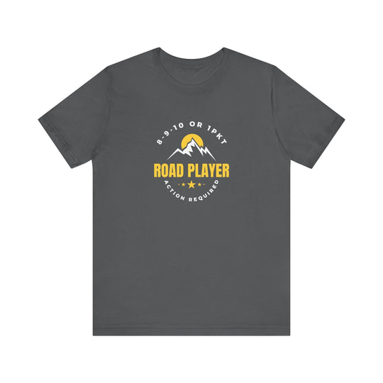 Road Player - Action Required - Unisex Softstyle Tee - BFLY BILLIARDS