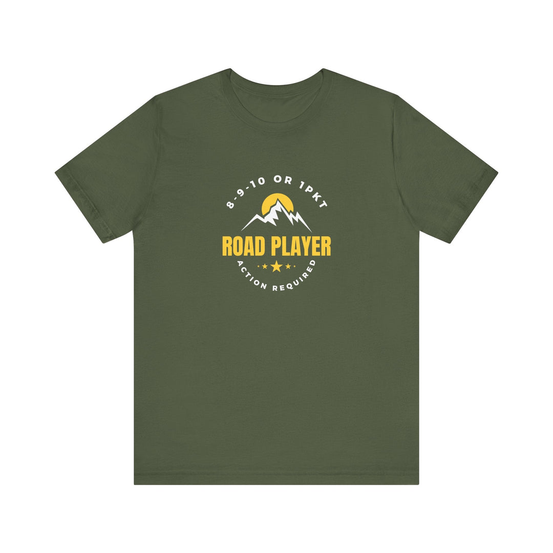 Road Player - Action Required - Unisex Softstyle Tee - BFLY BILLIARDS