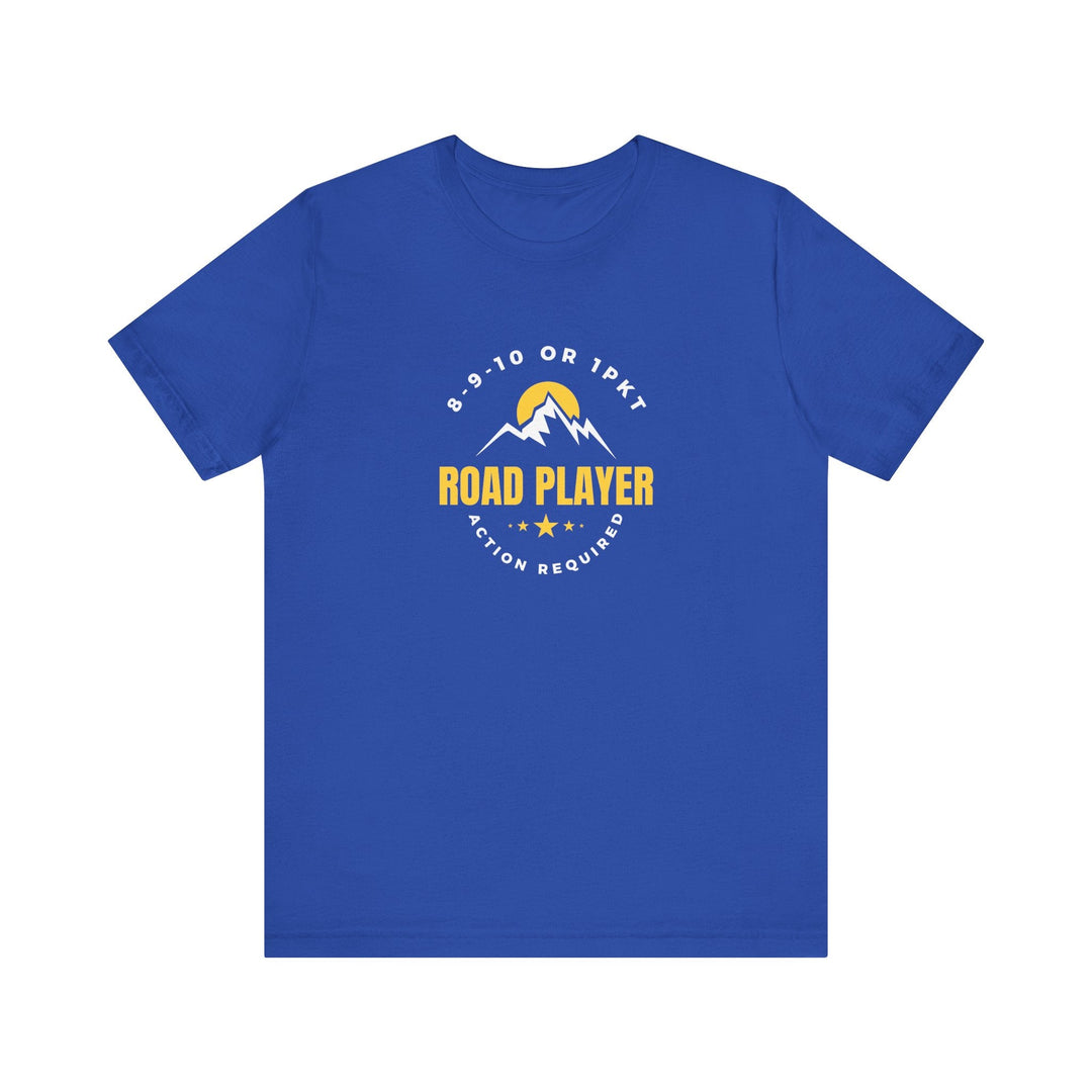 Road Player - Action Required - Unisex Softstyle Tee - BFLY BILLIARDS