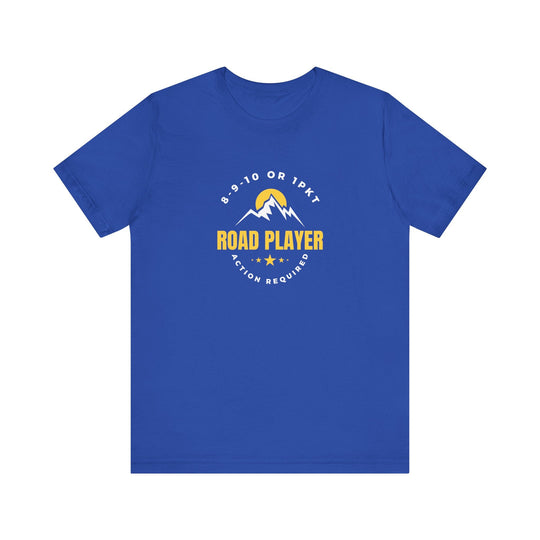 Road Player - Action Required - Unisex Softstyle Tee - BFLY BILLIARDS