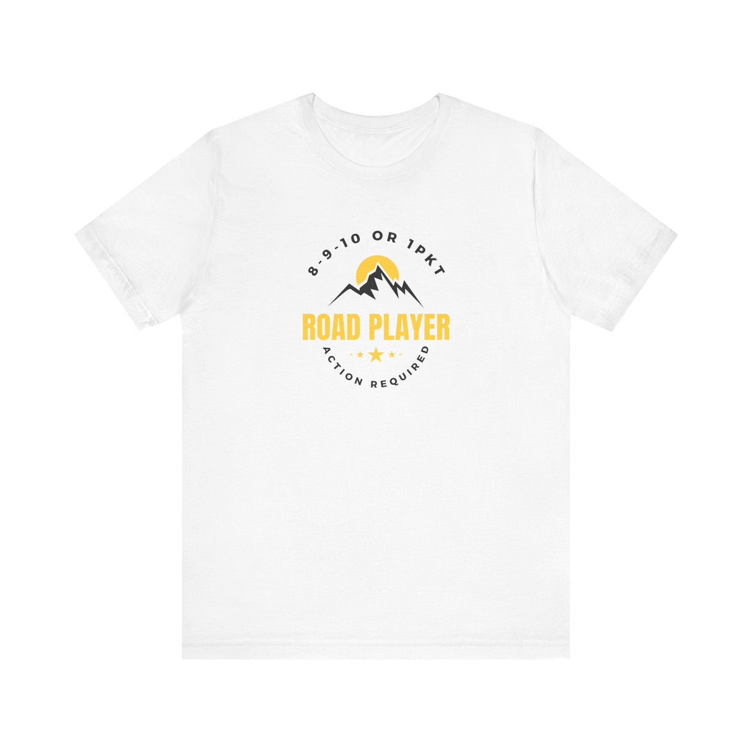 Road Player - Action Required - Unisex Softstyle Tee - BFLY BILLIARDS