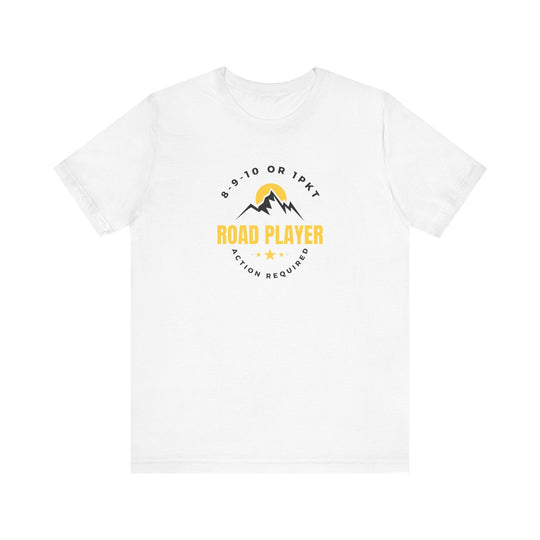 Road Player - Action Required - Unisex Softstyle Tee - BFLY BILLIARDS