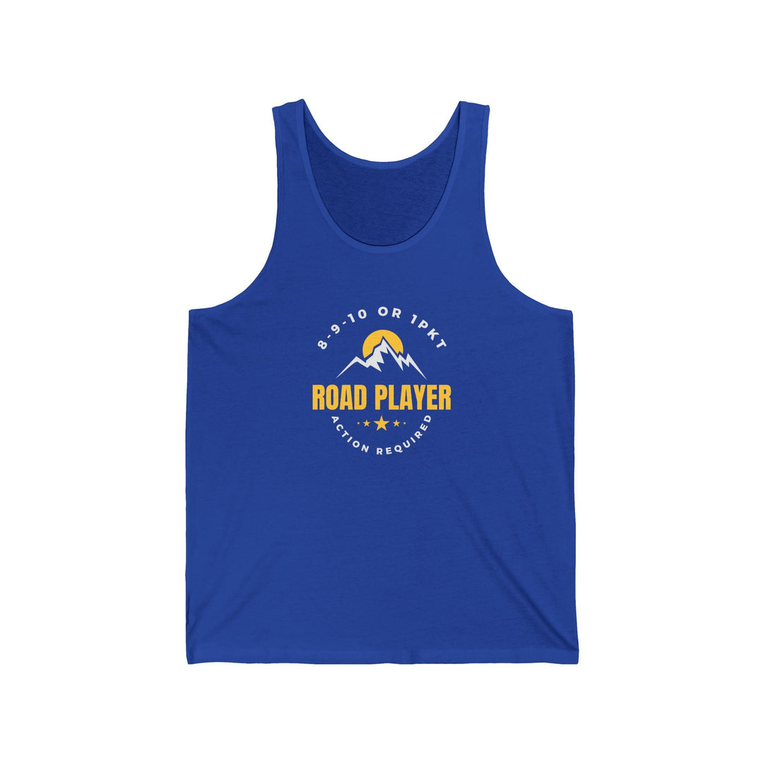 Road Player - Action Required - Unisex Tank Top - BFLY BILLIARDS